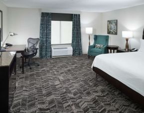 King bed with natural light at Hilton Garden Inn Dothan.