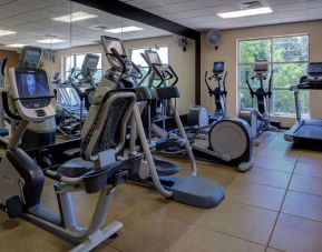 Fitness center available at Hilton San Antonio Hill Country.