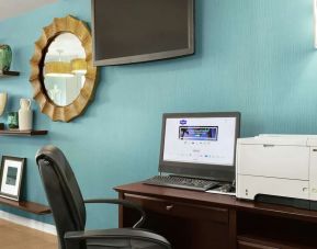 Business center with printer and internet at Hampton Inn Ft. Lauderdale-Cypress Creek.