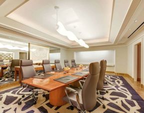 Professional meeting room at Hilton Los Angeles Airport.
