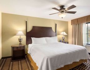 Delux king room with natural light at Homewood Suites By Hilton Lafayette-Airport, LA.