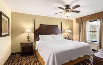 Delux king room with natural light at Homewood Suites By Hilton Lafayette-Airport, LA.
