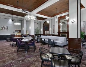 Dining and coworking space at Homewood Suites By Hilton Lafayette-Airport, LA.
