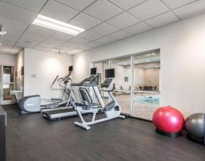 Fitness center available at Park Manor Hotel.