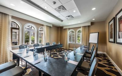 Professional meeting room at Hilton Baton Rouge Capitol Center.
