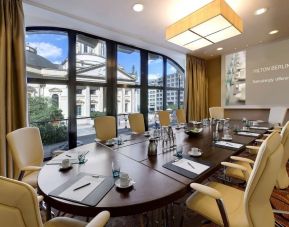 Professional meeting room at Hilton Berlin.