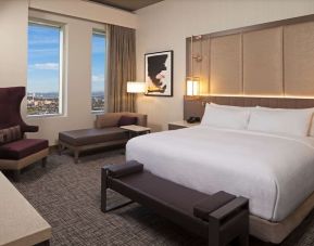 Spacious king room at H Hotel Los Angeles, Curio Collection By Hilton.