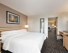 Delux king with natural light at Embassy Suites By Hilton Convention Center Las Vegas.