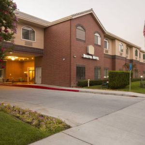 Hotel exterior at The Bristol Hotel.
