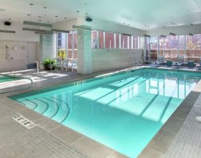 Stunning indoor pool at Homewood Suites By Hilton Calgary Downtown.