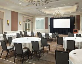 Professional meeting room at Hilton Short Hills.