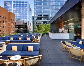 Stunning rooftop terrace at The Envoy Hotel, Autograph Collection.