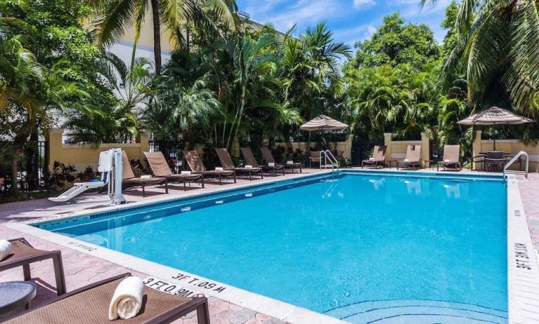 Refreshing outdoor pool at Hyatt Place Fort Lauderdale Cruise Port.