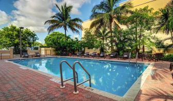 Refreshing outdoor pool at Hyatt Place Fort Lauderdale Cruise Port.