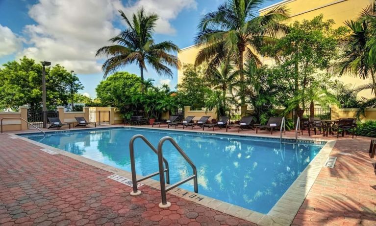 Refreshing outdoor pool at Hyatt Place Fort Lauderdale Cruise Port.