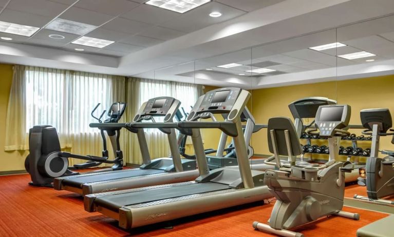 Fitness center available at Hyatt Place Fort Lauderdale Cruise Port.