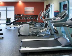 Well equipped fitness center at Hampton Inn Washington - Downtown - Convention Center.