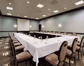 Professional meeting room at Wyndham Garden Dallas North.
