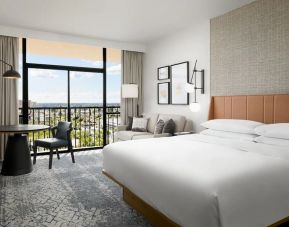 King room with natural light at Sheraton Park Hotel At The Anaheim Resort.