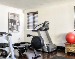 Equipped fitness center at Hotel Croydon.