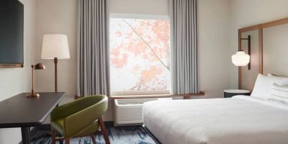 Day use room with work desk at Fairfield Inn & Suites By Marriott Houston League City.