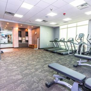 Fitness center available at Fairfield Inn & Suites By Marriott Houston League City.