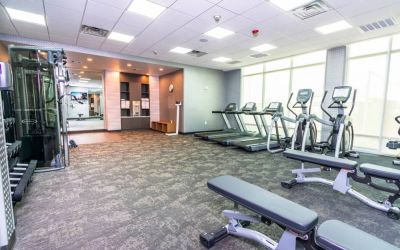 Fitness center available at Fairfield Inn & Suites By Marriott Houston League City.