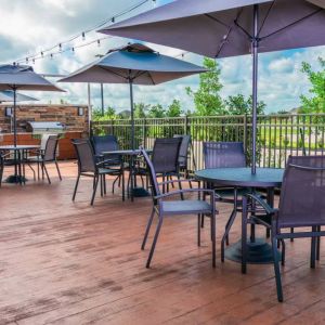 Grill and picnic area at Fairfield Inn & Suites By Marriott Houston League City.