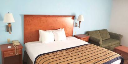 Day use room with sofa at Coratel Inn & Suites By Jasper New Braunfels IH-35 EXT 189.
