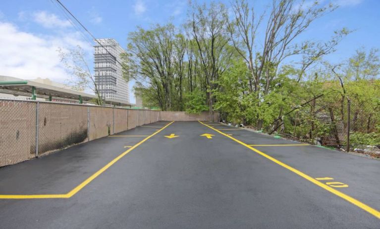 Free self parking at Hotel 365 Bronx.