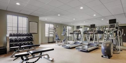 Fitness center available at Staybridge Suites Washington D.C.- Greenbelt.
