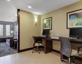 Business center with PC, internet, and printer at Staybridge Suites Washington D.C.- Greenbelt.