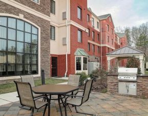 Outdoor terrace and coworking space at Staybridge Suites Washington D.C.- Greenbelt.