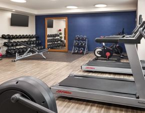 fitness center well equipped at Hampton Inn Chicago-O'Hare International Airport.