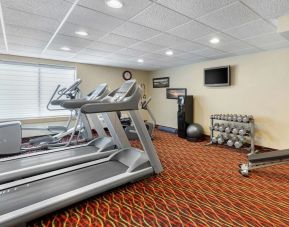 Fitness center available at Holiday Inn Express Chicago - Downers Grove.