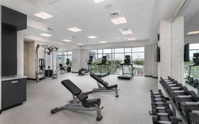 Spacious fitness center at TownePlace Suites Nashville Midtown.