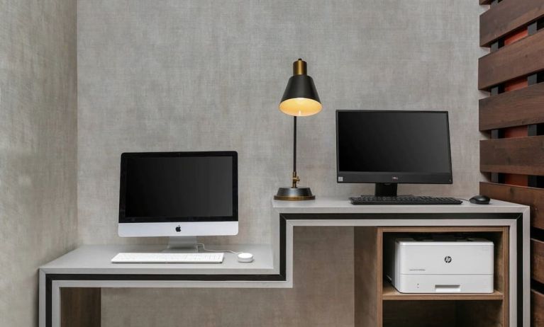 Business center at TownePlace Suites Nashville Midtown.