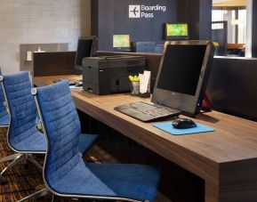 Business center with PC, printer, and internet at Sonesta Select Scottsdale At Mayo Clinic Campus.