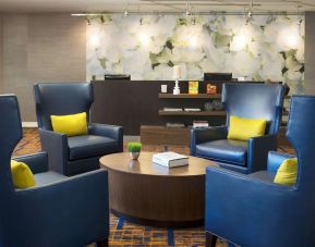 Lounge and coworking space at Sonesta Select Scottsdale At Mayo Clinic Campus.