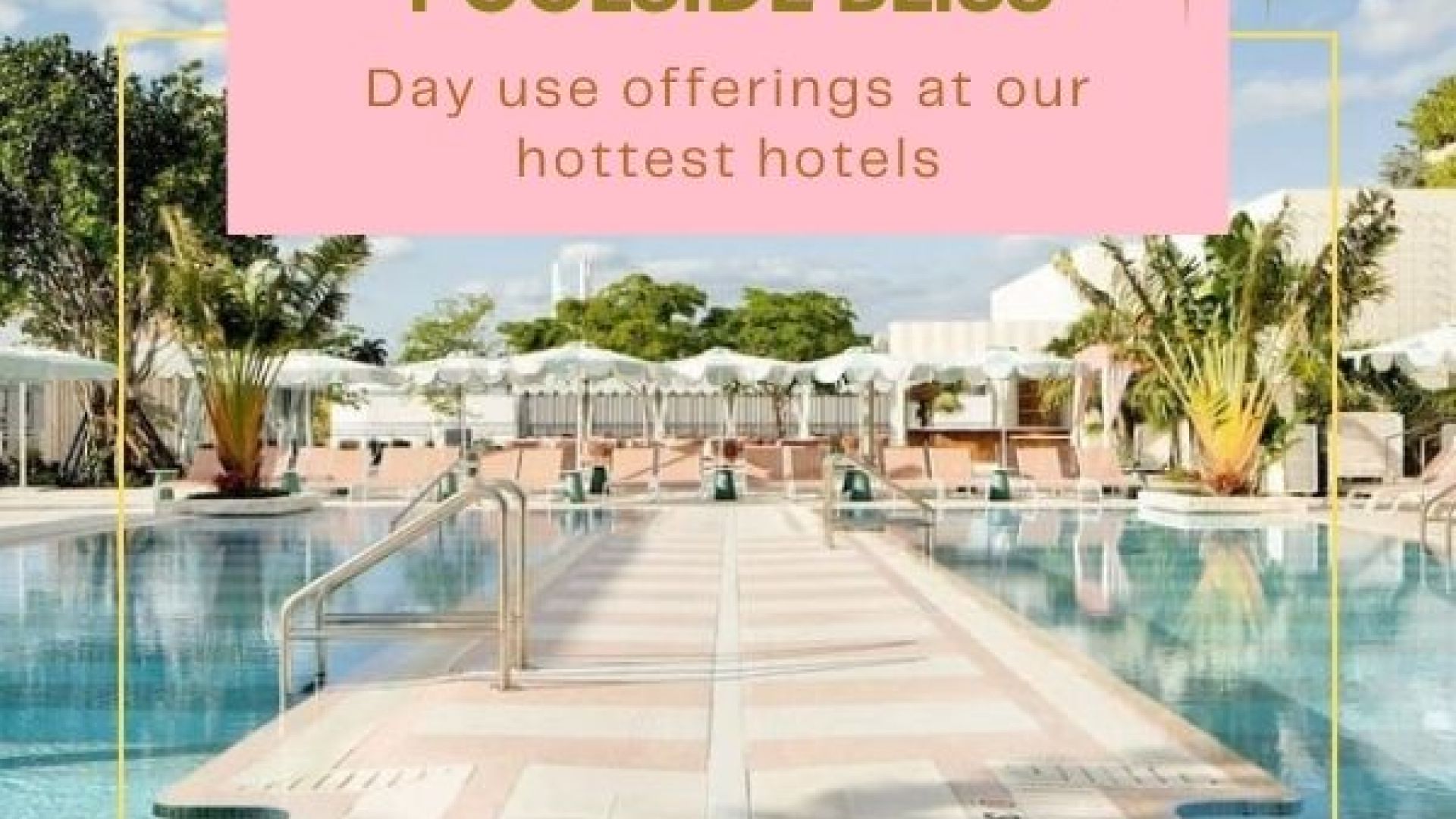 The Goodtime Hotel Miami Beach Day Use Rooms