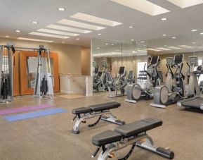 Well equipped fitness center at Hilton Scottsdale Resort & Villas.