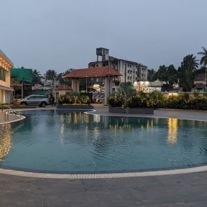 Relaxing outdoor pool at Mayur Belgaum Presidency Hotel & Spa.