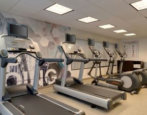 Fitness center available at SpringHill Suites Newark Liberty Int. Airpt.