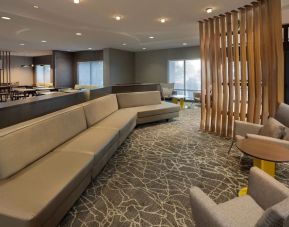 Comfortable lobby and lounge area at SpringHill Suites Newark Liberty Int. Airpt.