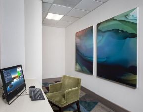 Business center with PC and internet at Crowne Plaza Atlanta-Midtown.