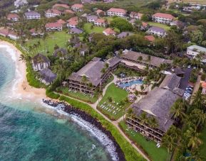 Luxurious beach resort at Ko'a Kea Resort On Po`ipu Beach.