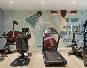 Fitness center available at Hampton By Hilton Dublin City Centre.