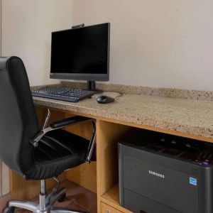 Business center at Norwood Inn Statefare Grounds.