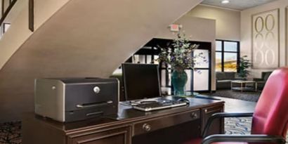Business center at Norwood Inn & Suites La Crosse.