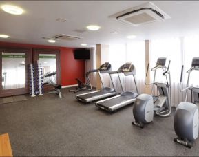 Fitness center available at Hampton By Hilton Birmingham Broad Street. 